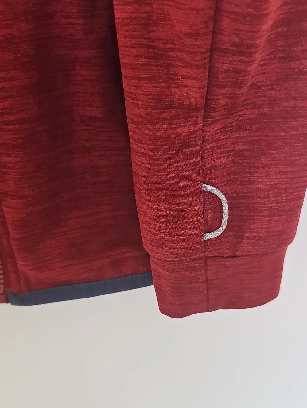 Columbia Interchange Kids Red Full-Zip Fleece Jacket with Blue Trim Sz M 10/12